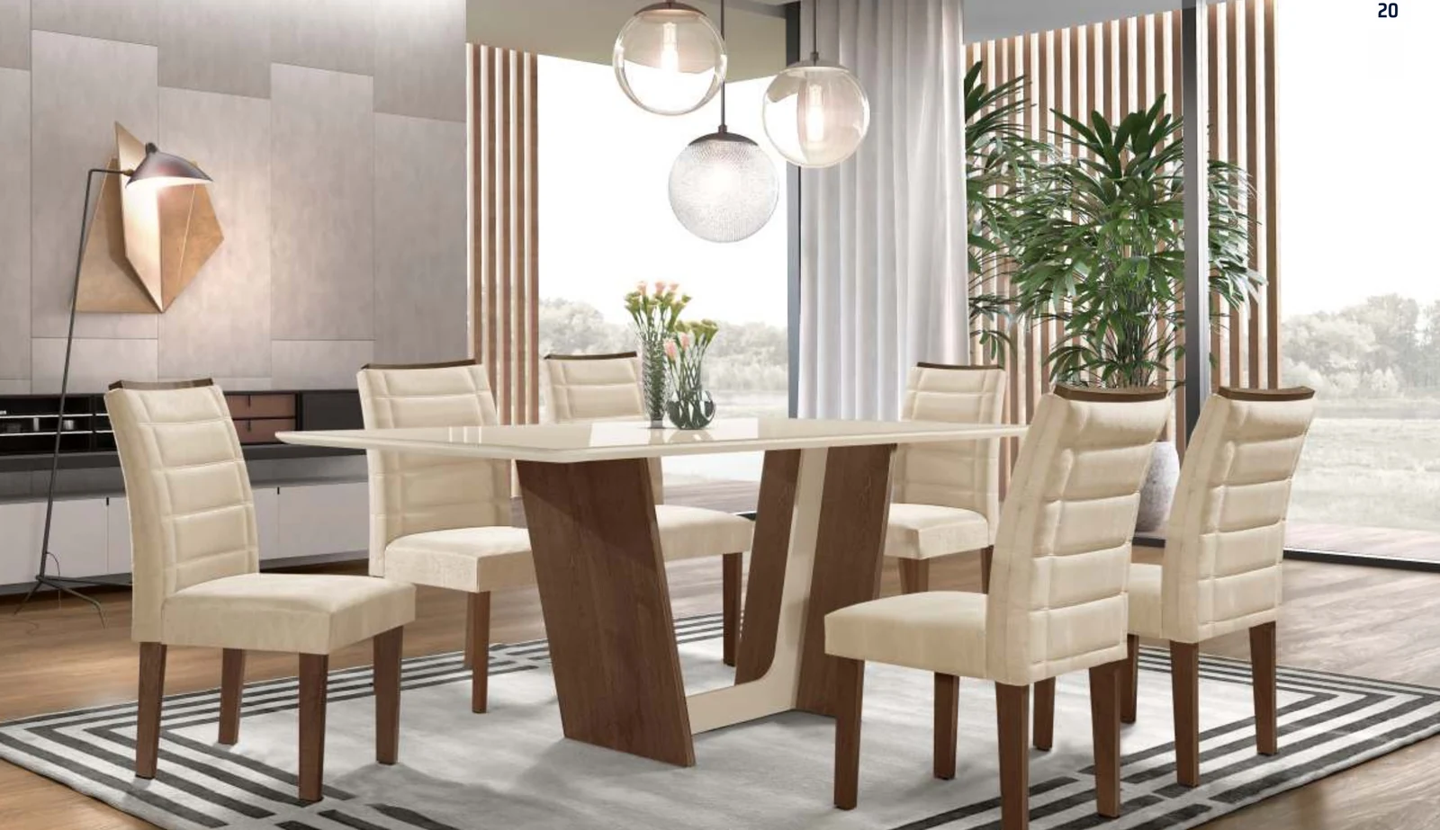 Sala de jantar Florença · 1,70 × 0,90 m / Florença