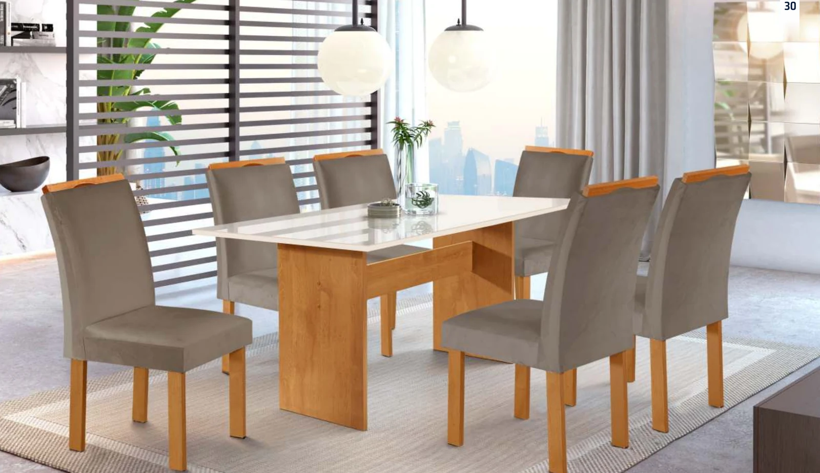 Sala de jantar Dakota · 1,60 × 0,80 m / Londres