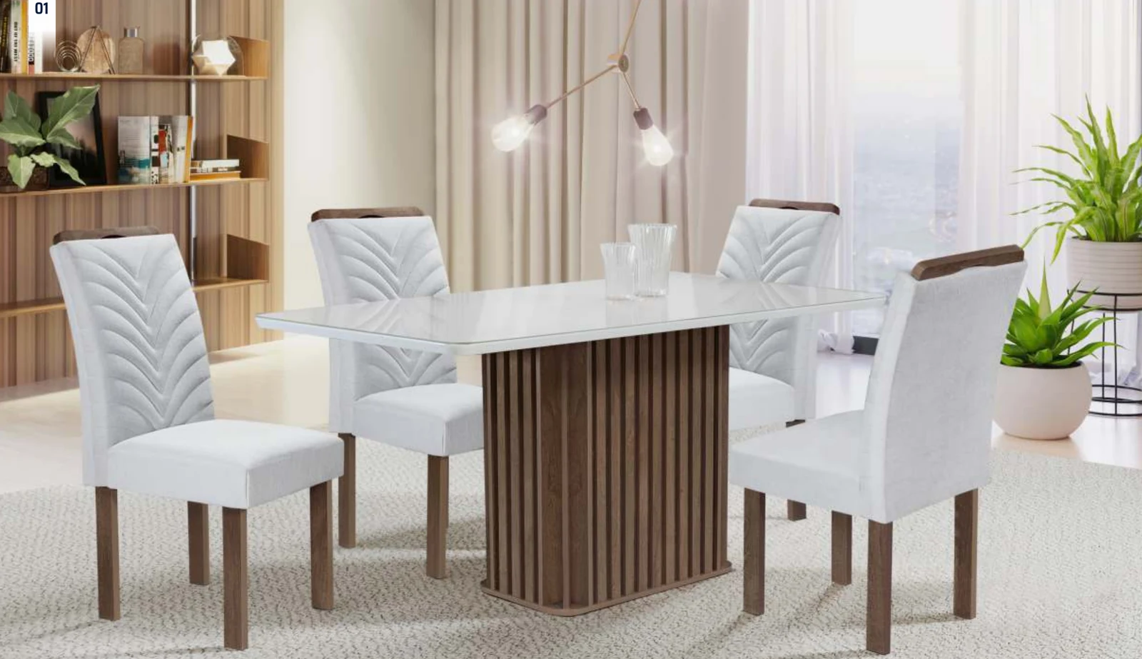 Sala de jantar Chicago · 1,20 × 0,90 m / Cancun