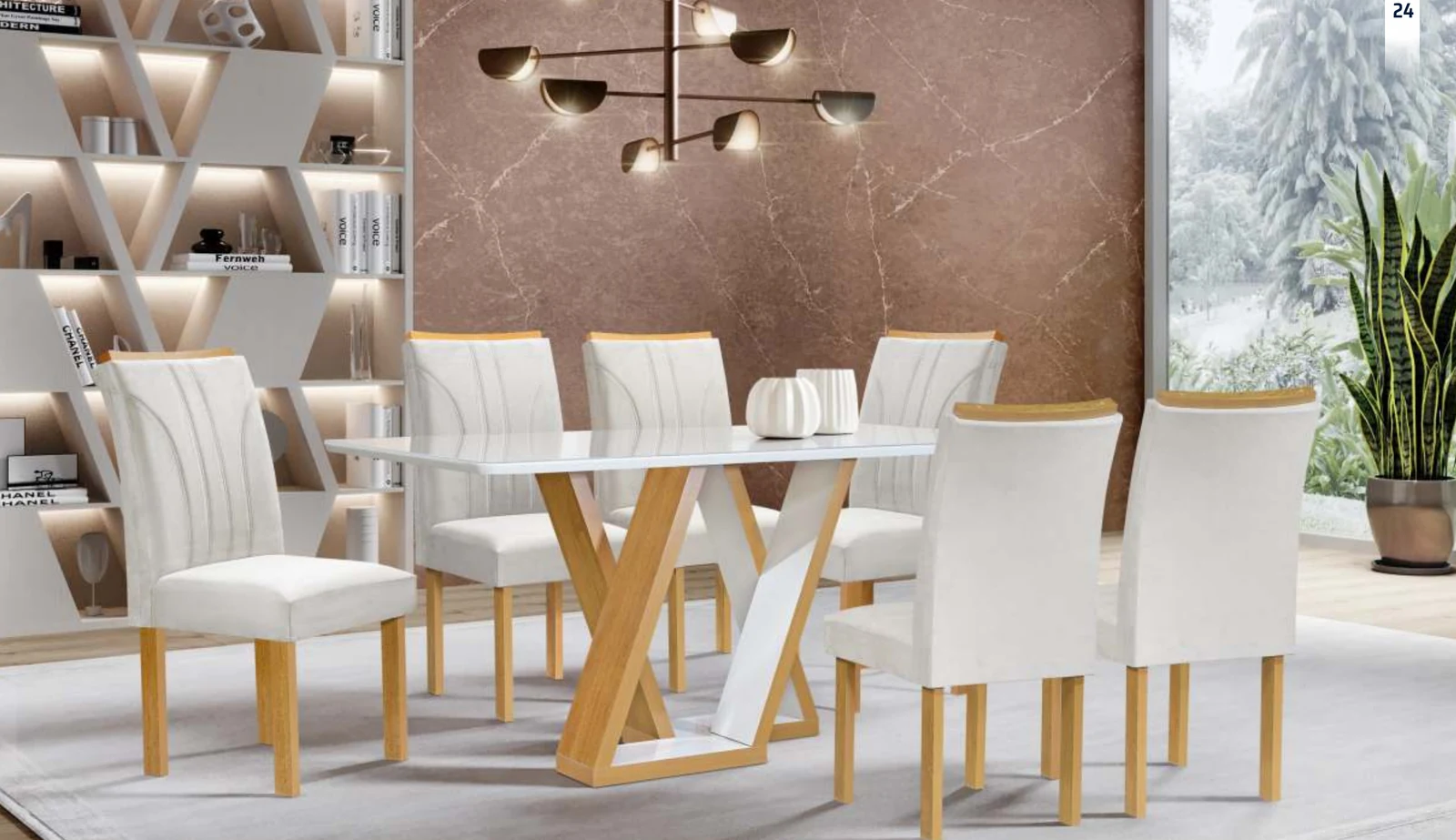Sala de jantar Belle · 1,70 × 0,90 m / Belle